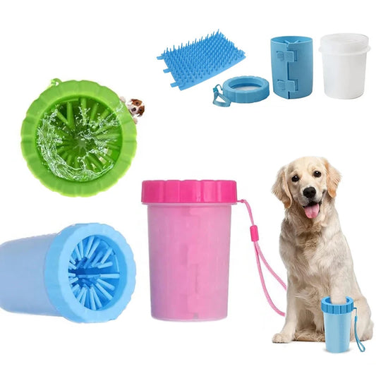 Soft Silicone Pet Paw Washing Cup For Cats & Dogs